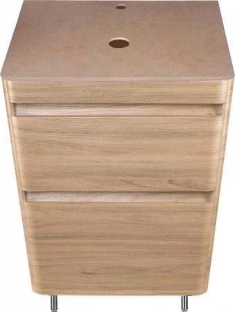Тумба под раковину Style Line Атлантика Люкс Plus 60 СС-00002216 Ясень перламутр 