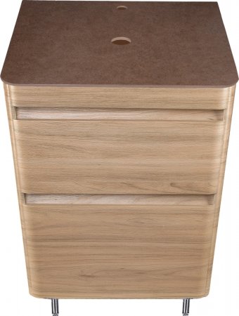 Тумба под раковину Style Line Атлантика Люкс Plus 60 СС-00002216 Ясень перламутр 