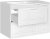 Тумба под раковину Style Line Альба 90 L Люкс Plus ЛС-000010052 Белая 