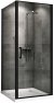Душевой уголок Abber Sonnenstrand 80x70 AG04080B-S70B профиль Черный стекло прозрачное 