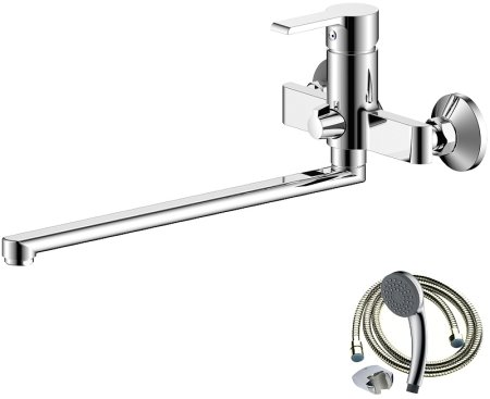 Смеситель для ванны Olive's Tenerife 24221TN универсальный Хром 