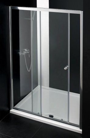 Душевая дверь в нишу Cezares Anima W BF1 150 C Cr + душевой трап 