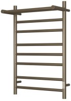 Полотенцесушитель электрический с полочкой (лесенка) Bauedge Stil Shelf DB-0025, 50x80 см