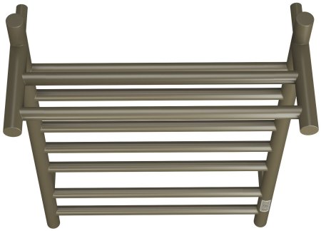 Полотенцесушитель электрический с полочкой (лесенка) Bauedge Stil Shelf DB-0025, 50x80 см 