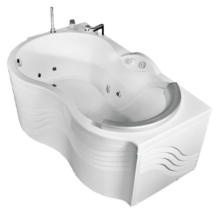 Акриловая ванна Радомир Паллада Комфорт Gold левая 