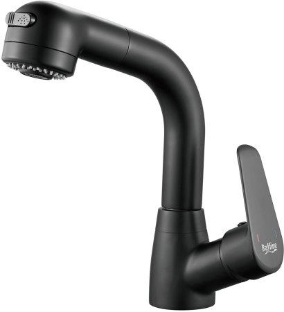 Смеситель для раковины многофункциональный Raffine F291H, черный 