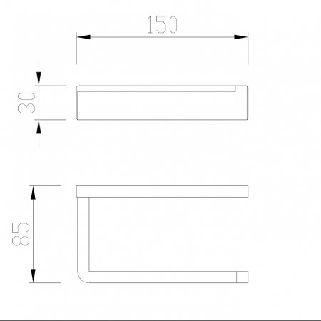 Держатель туалетной бумаги Abber Westen AA1731G Золото матовое 