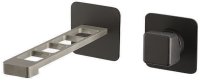 Смеситель для раковины Webert ONE-X OX830611441, черный/сталь Смеситель для раковины Webert ONE-X OX830611441, черный/сталь