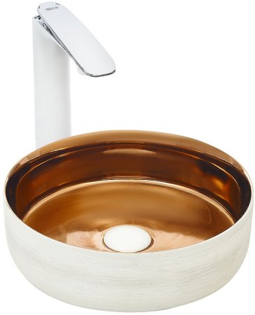 Раковина-чаша WeltWasser Elbach 3134 LSWG 35 10000004540 Белая Золотистая 