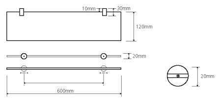 Полка Bemeta Alfa 102402242 