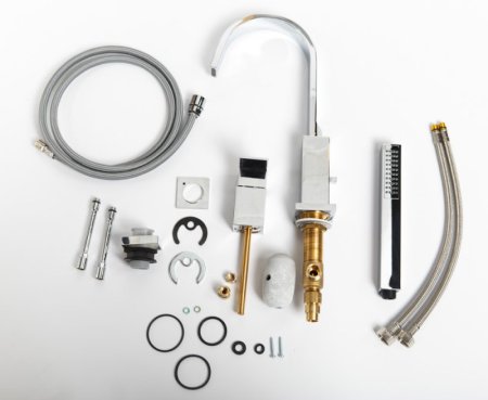 Смеситель Cezares Unika BVD3-01 на борт ванны, хром 