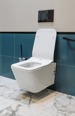 Унитаз подвесной Creto Logan L2 1002-001-L2W с крышкой-сиденьем, безободковый 