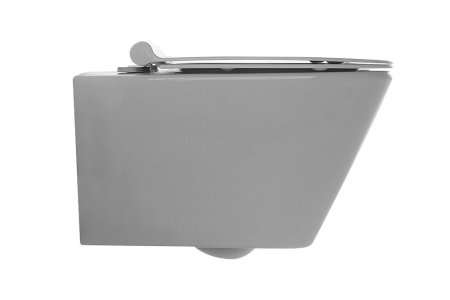 Унитаз подвесной Creto Logan L2 1002-001-L2W с крышкой-сиденьем, безободковый 