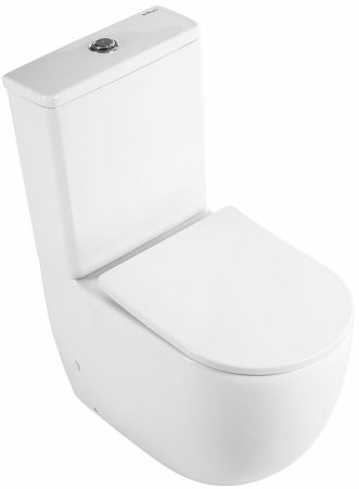 Унитаз компакт BelBagno Sfera-TR BB2128CPR без бачка и сиденья 