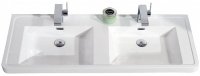 Раковина BelBagno Ancona-N 120 EA-1200-2-LVB двойная Белая