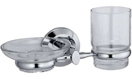 Стакан WasserKRAFT Rhein K-6226 с мыльницей 