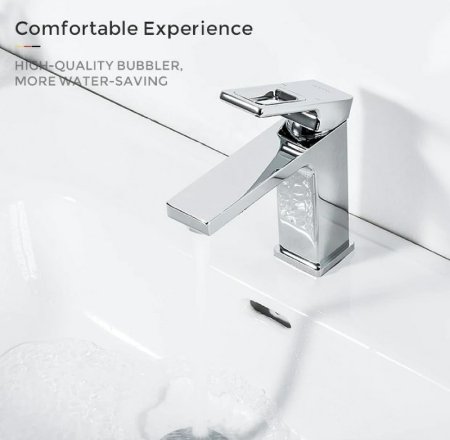 Смеситель для раковины Gappo G18 G1018-1 Хром 