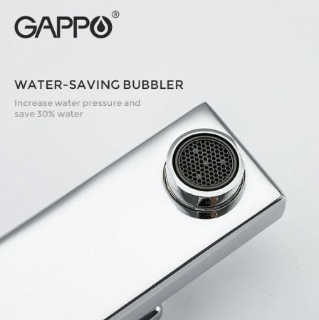 Смеситель для раковины Gappo G18 G1018-1 Хром 