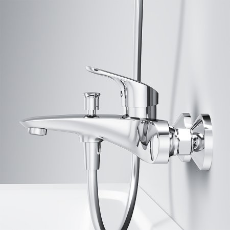 Смеситель для ванны AM.PM Like F8010016 Хром 