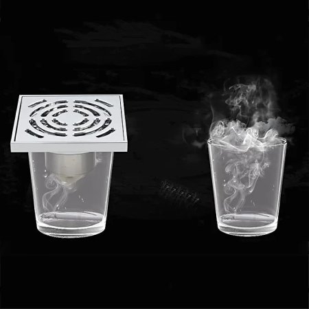 Душевой трап Gappo G81052 с решеткой Хром 