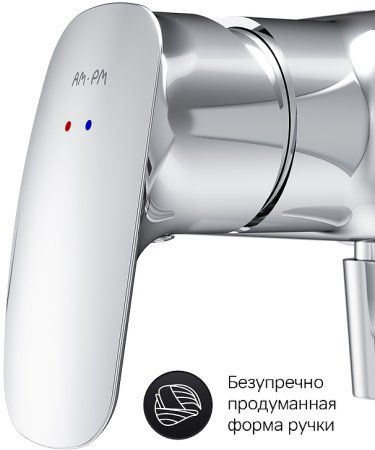 Смеситель для душа AM.PM Spirit V2.1 F71A20000 Хром 