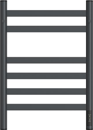 Полотенцесушитель электрический APEXTERMO Sfera SF10164GF 600x400 с крючками, графит металлик 