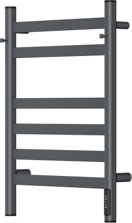 Полотенцесушитель электрический APEXTERMO Sfera SF10164GF 600x400 с крючками, графит металлик 