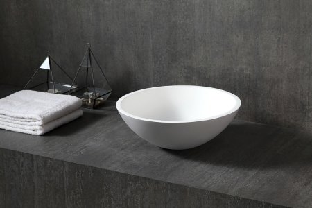 Раковина-чаша Abber Stein 40 AS2608 Белая матовая 