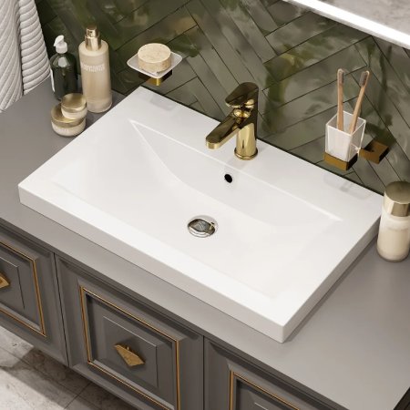 Смеситель для раковины Boheme Spectre 451-G Золото 