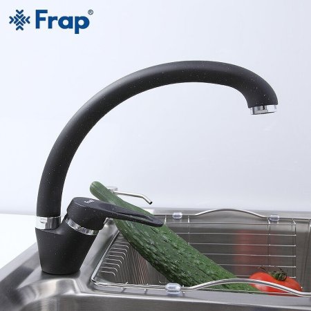 Смеситель для кухни Frap F4113-7 Черный матовый 