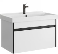 Тумба под раковину Aqwella Urban 80 URB0108W подвесная Белая