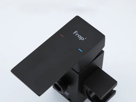 Гигиенический душ со смесителем Frap H802-6 F72802-6 Черный матовый 