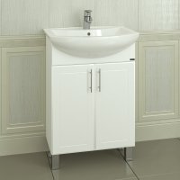 Тумба Санта Дублин 60 2 двери с умывальником Грация 60