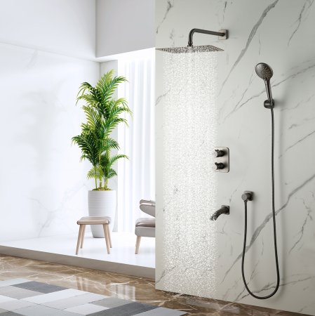 Душевая система Lemark Bronx встраиваемая (LM3742GM) 