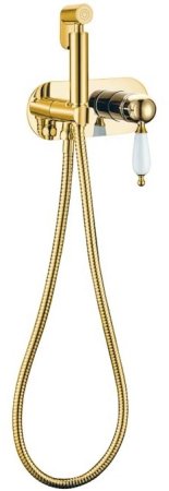 Гигиенический душ со смесителем Boheme Imperiale 425 Золото 