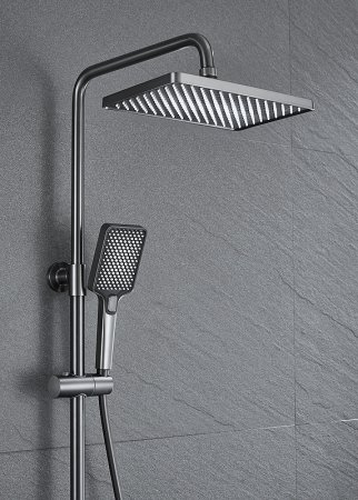Душевая система Black&White Universe UK5015MG 5015MG Gun Metal 