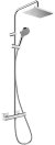 Душевая система Hansgrohe Vernis Shape Showerpipe 230 1jet EcoSmart 26097000 с термостатом Хром 