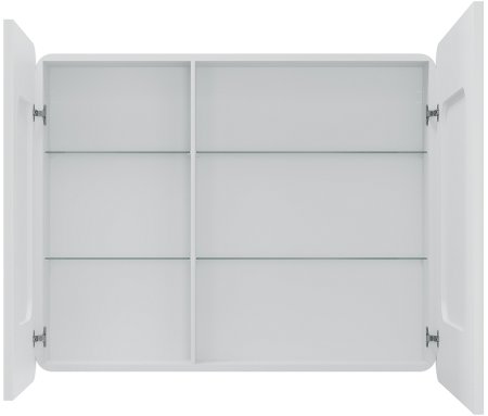 Зеркальный шкаф Creto Eles 100 20-1000800WH с подсветкой Белый 