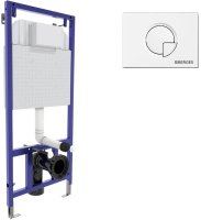 Инсталляция Berges Novum 040221 для унитаза с Белой клавишей смыва