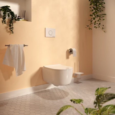 Инсталляция Berges Novum 040221 для унитаза с Белой клавишей смыва 