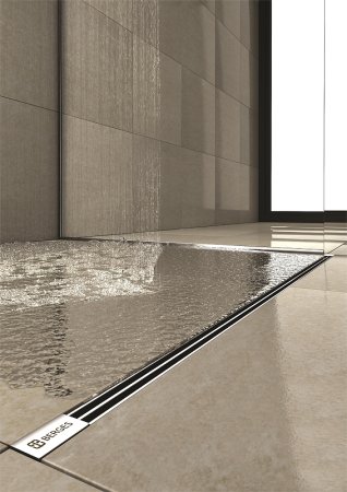 Душевой лоток Berges Super Slim 1000 091155 с решеткой Хром глянец 