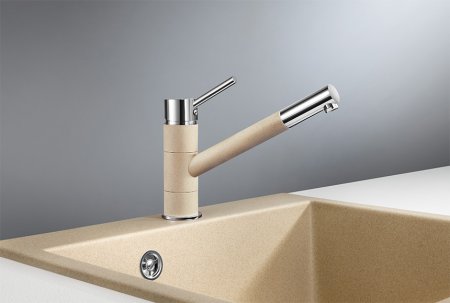 Смеситель Granula GR-0010 для кухонной мойки, песок 