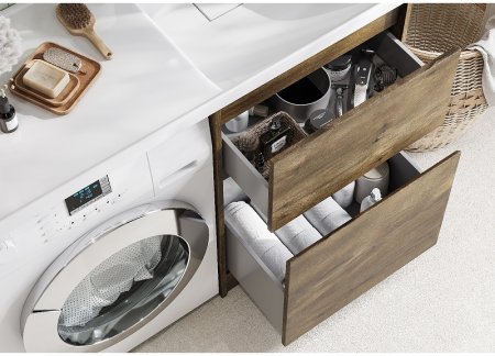 Тумба под раковину Aquaton Лондри 120 1A266901LHDR0 Дуб Рустикальный без фасада 