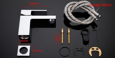 Смеситель для раковины Gappo G39 G1039 Хром 