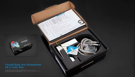 Смеситель для раковины Gappo G39 G1039 Хром 