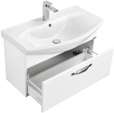 Тумба под раковину Aquaton Ария 80 1A141701AA010 подвесная Белая 