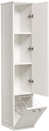 Шкаф пенал Aquaton Леон 31 1A186503LBPS0 подвесной Дуб белый 