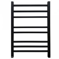 Полотенцесушитель электрический Grois Alex GR-102 500/800 П8 RAL9005 черный матовый диммер слева