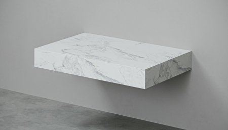 Столешница VELVEX Unit 80 белый мрамор 