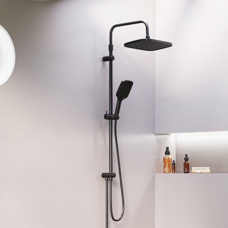 Душевая система Damixa Gala 953000300 Черная матовая 
